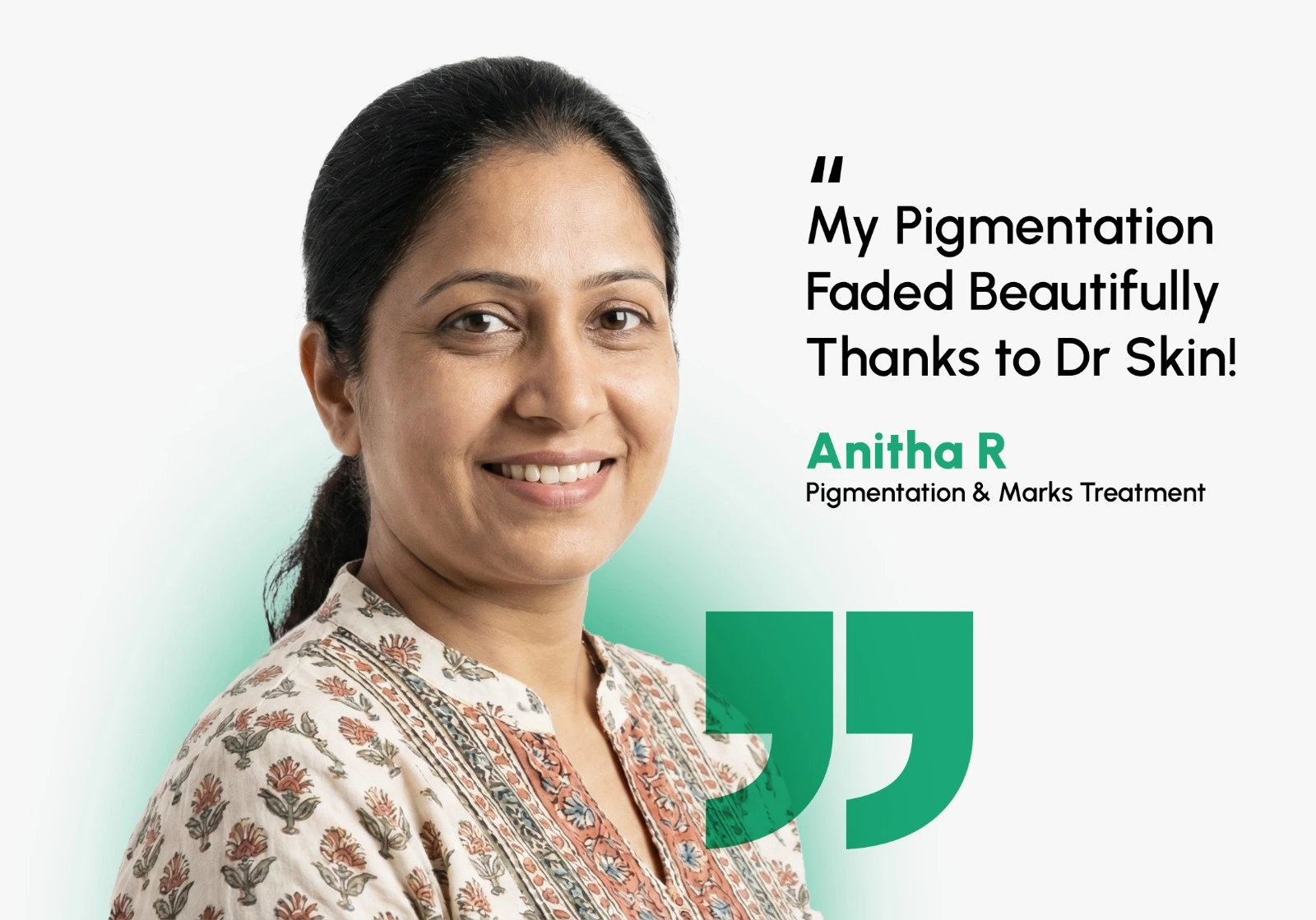 Patient with healthy hair at DrSkin Clinic